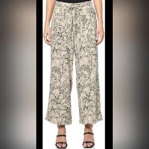 Tommy Hilfiger Women's XS Easy Drawstring Waist Linen Blend Pants